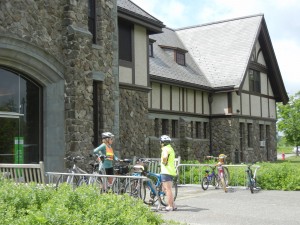 Biking at Duke Farm with Kathy