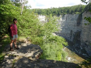 view of gorge from Finger Lakes Trail