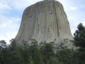 Devils Tower (can you spot the climber?)