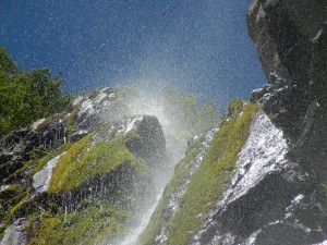 top of the falls