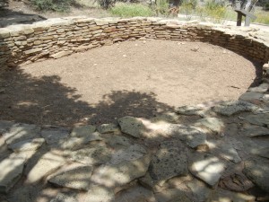 reconstructed pit house