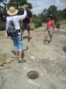 hole aligned with the crab nebula and a long straight exterior wall of the Great House Pueblo