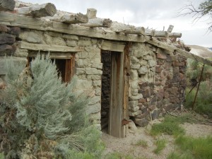 old stone (homesteader's?) cabin