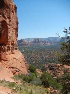 view from the Cathedral Rock trail