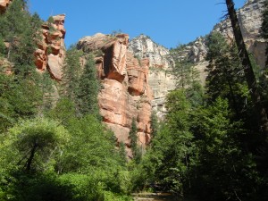 west fork of Oak Creek Canyon