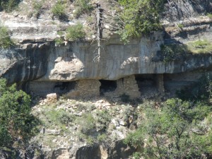 one of many ruins nestled into the alcoves of Walnut Canyon