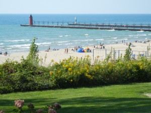 South Haven, on Lake Michigan