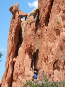 Paul exploring Garden of the Gods