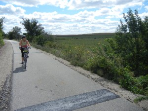 Chichaqua Valley rail trail in central Iowa