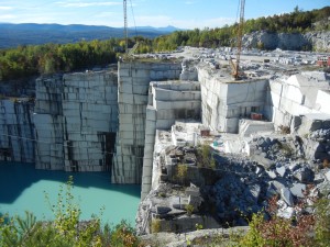 active granite quarry