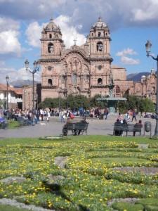 Cusco's Plaza de Armas, the main square in the old town