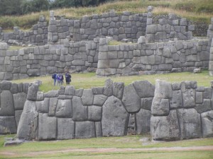 the three levels of Saqsayhuaman