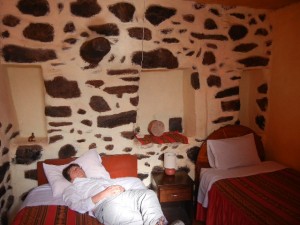 our room in the old Incan section of Ollantaytambo