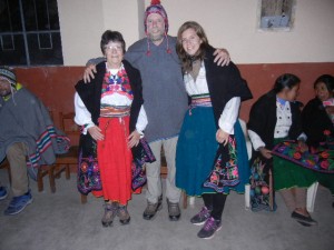 dressed in traditional garb for the dancing