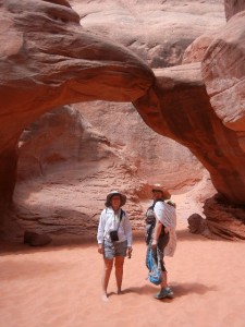 at Sand Dune Arch