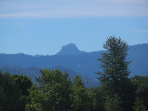 Pilot Rock viewed from Emigrant Lake