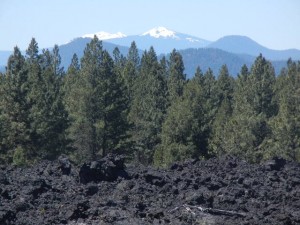 edge of the Lava Butte flow