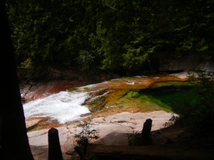 pool and top of Lower Falls