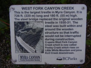 one of the historical plaques along the trail