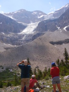 looking at Stanley Glacier