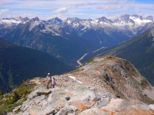 climbing Glacier Crest