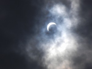 our ephemeral view of the eclipse